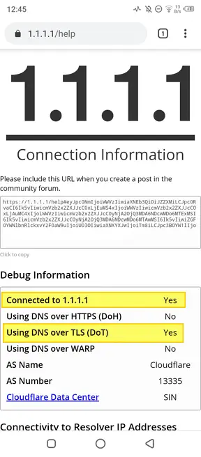 DNS Activated - How to Enable Private DNS 1.1.1.1 on Android 13