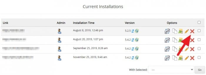 Delete installation - How to Uninstall WordPress Site from cPanel 9
