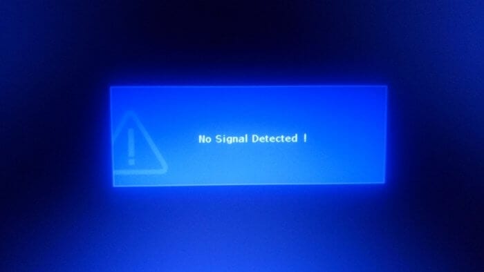 No Signal Detected 1 - How to Tell if Your GPU is Failing 5