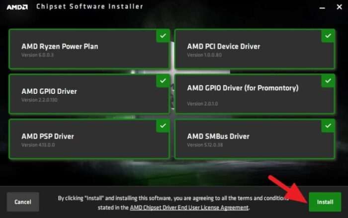 Install all of them 1 - How to Get AMD Ryzen Balanced Power Plan on Windows 10 11