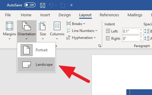 Landscape - How to Make Microsoft Word Document to Landscape 7