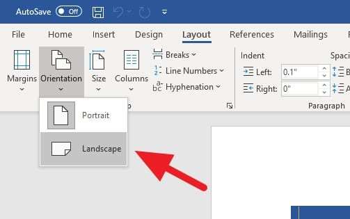 Landscape - How to Make Microsoft Word Document to Landscape 7