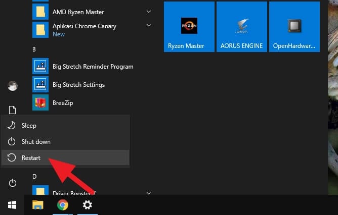 Restart 2 - How to Disable Startup Apps on Windows 10 to Make it Faster 13
