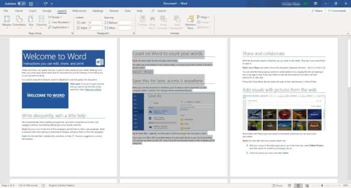 Select text 2 - How to Make Microsoft Word Document to Landscape 11