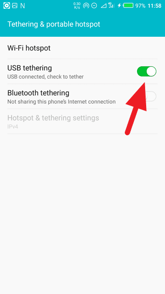 USB tethering - How to Connect Android Hotspot to PC via USB 11