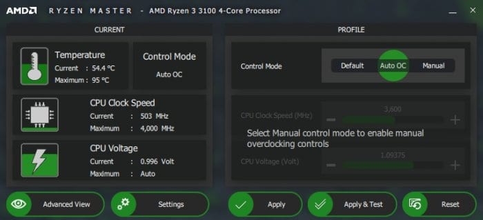 Ryzen Master Auto OC - 5 Tips to Fix FPS Drop That Plagued When Playing PC Games 7