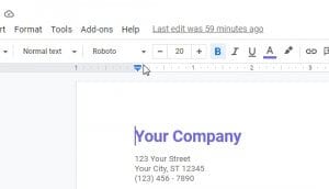 Slide to left or right - How to Change Margins In Google Docs 29