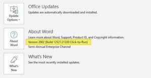 Version 2002 - How to Check Your Microsoft Office Version 29