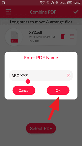 Enter PDF name - How to Merge Multiple PDFs into One 25