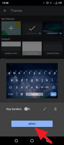 Key borders option - How to Add a Background Photo to Android Keyboard 17