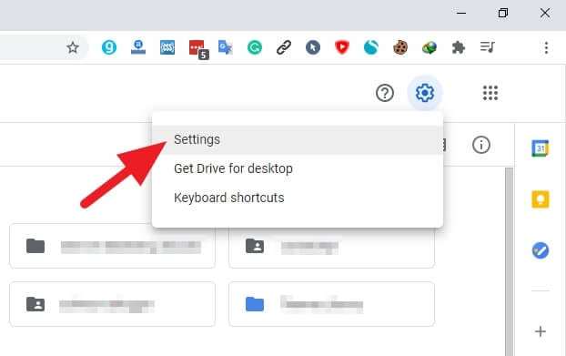 disconnect google drive online from desktop