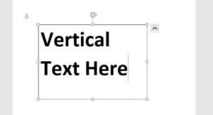 How to Instantly Create Vertical Text in Microsoft Word