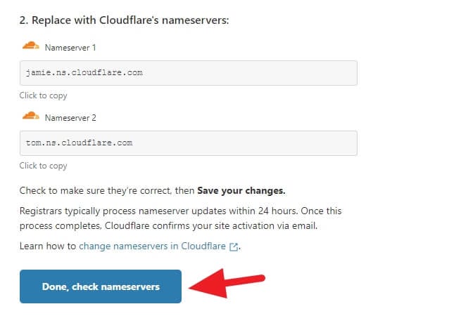 replace nameservers - How to Install Free SSL from Cloudflare on Any Web Platform 11