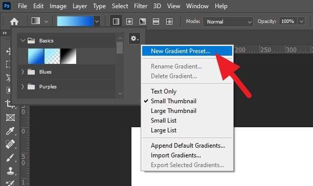 New Gradient Preset... - How to Make Gradient More Than Two Colors in Photoshop 8 New Gradient Preset... - How to Make Gradient More Than Two Colors in Photoshop 7