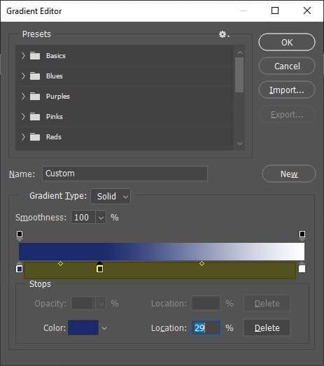 How to make gradient