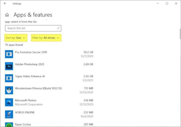 How to Quickly Find The Largest Files on Windows 10