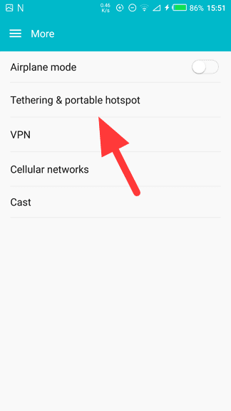 Tethering - How to Turn Android into WiFi Adapter for PC 11