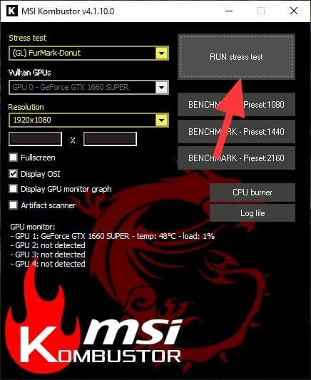 run stress test - How to Safely Overclock Your GPU for Higher Game FPS 7