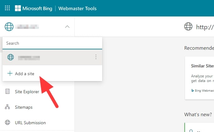 Add a site Bing - How to Add a Website to Bing Webmaster Tools 7