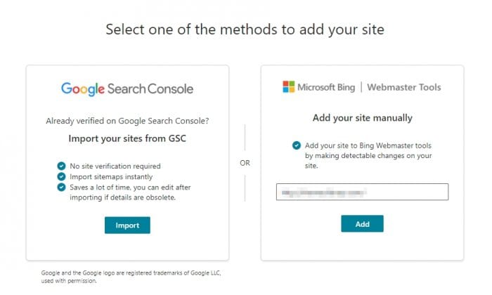 Add your site - How to Add a Website to Bing Webmaster Tools 9
