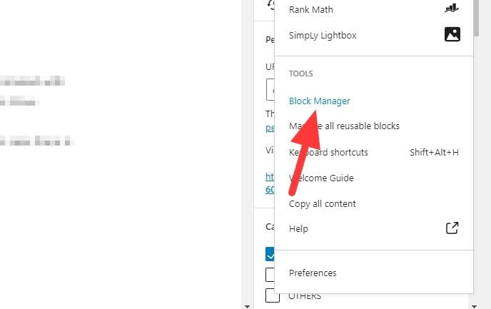 Block Manager 1 - How to Fix 'Convert to blocks' Didn't Work on WordPress Site 7