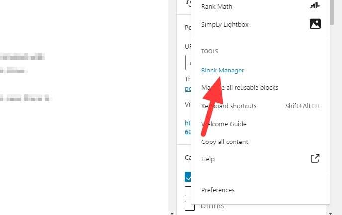 Block Manager 1 - How to Fix 'Convert to blocks' Didn't Work on WordPress Site 7