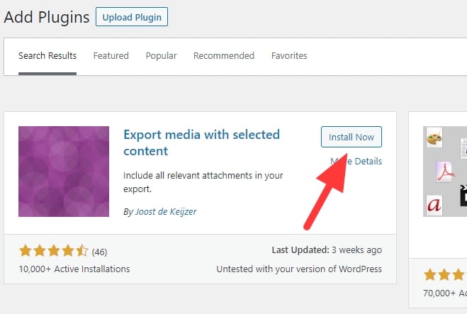 Export media with selected content - How to Import WordPress Posts with Featured Images & Attachments 5