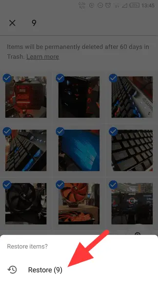 Restore 9 - How to Recover Deleted Photos from Google Photos 12 Restore 9 - How to Recover Deleted Photos from Google Photos 11
