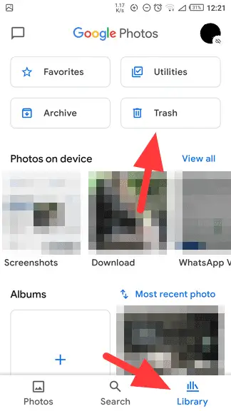 Trash - How to Recover Deleted Photos from Google Photos 6 Trash - How to Recover Deleted Photos from Google Photos 5