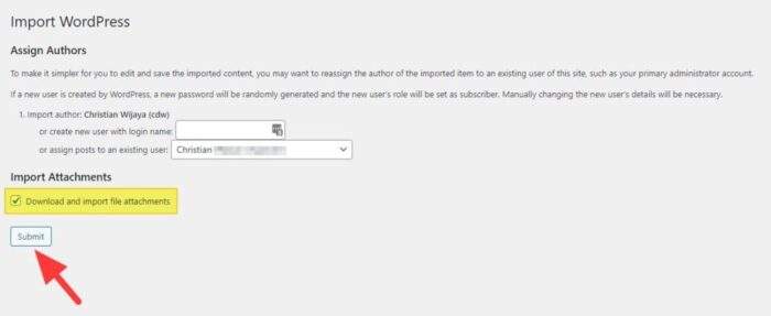 download and import file attachments 1 - How to Import WordPress Posts with Featured Images & Attachments 17