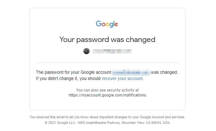 your google password has changed - How to Change Your Google Account Password 23