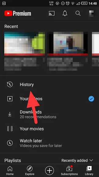 History - How to Delete Watched Videos History on Youtube Instantly 17