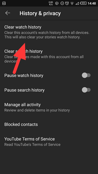 clear watch history - How to Delete Watched Videos History on Youtube Instantly 21