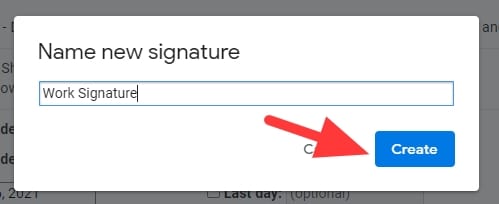 create 2 - How to Make a Signature at the End of Emails in Gmail 11