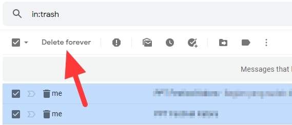 delete forever - How to Instantly Find Large Emails in Gmail and Delete Them 17