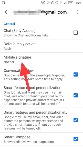 mobile signature 1 - How to Make a Signature at the End of Emails in Gmail 33