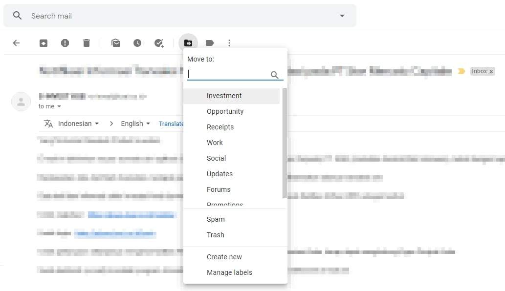 how to create a new folder in gmail inbox