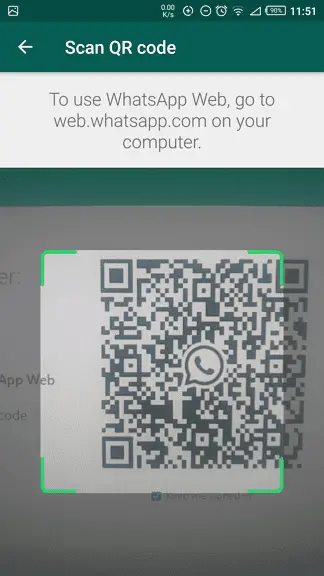 Whatsapp scan qr