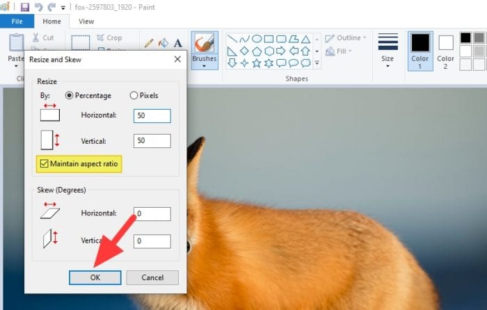 resize and skew - How to Resize a Picture on PC Without Third-Party App 9