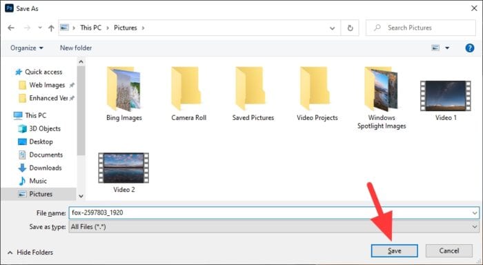 save 6 - How to Change Photoshop Default Save format to JPG 15