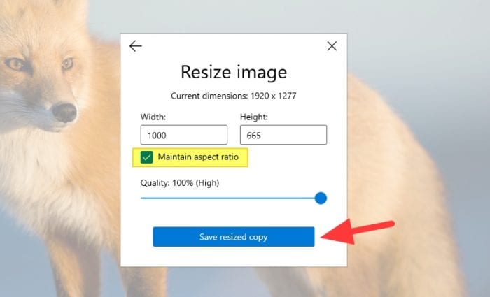 save resized copy - How to Resize a Picture on PC Without Third-Party App 27