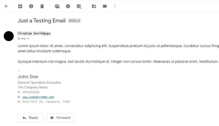 signature in email - How to Make a Signature at the End of Emails in Gmail 25