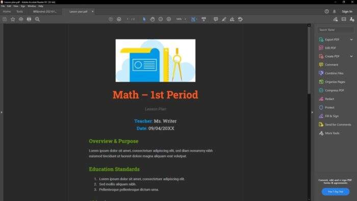 PDF Document dark with dark theme enabled - How to Enable Dark Background on Any PDF Documents! 15