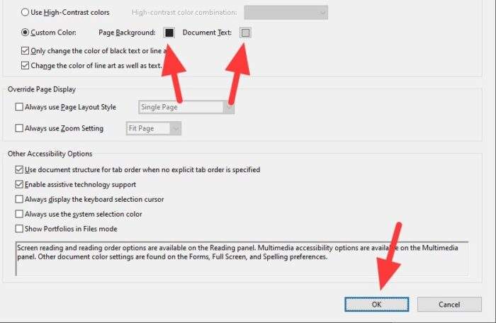 custom color - How to Enable Dark Background on Any PDF Documents! 11