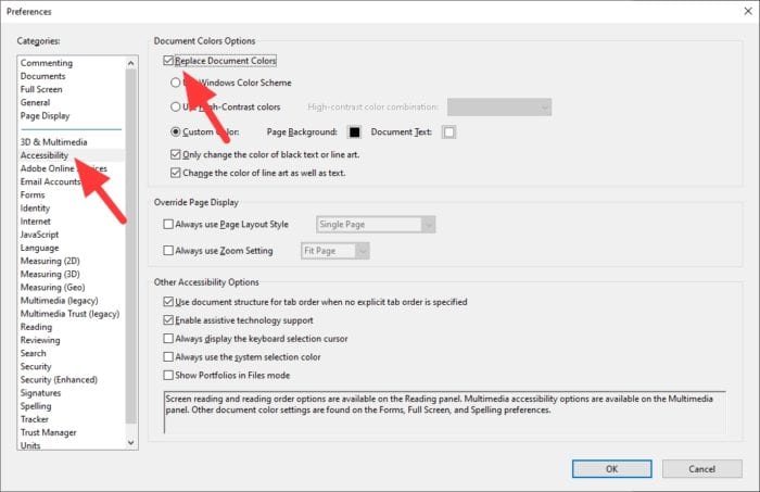 replace document colors - How to Enable Dark Background on Any PDF Documents! 9