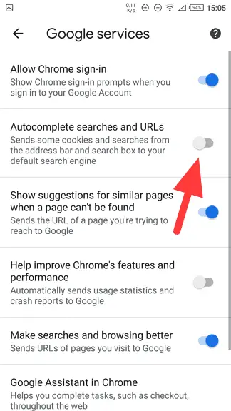 autocomplete searches and urls - How to Disable Autocomplete Suggestions from Chrome 13