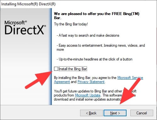 bing bar - How to Check What DirectX Version You Have on Your PC 15