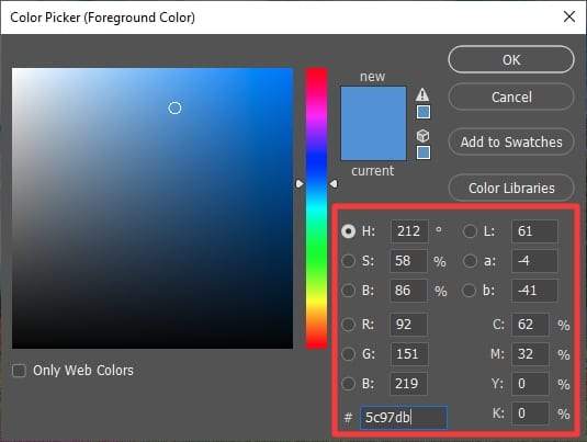 カラーコード-Photoshopで画像から色をコピーする方法11