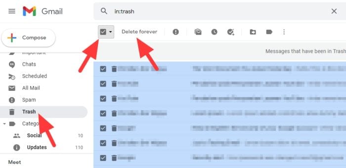 delete forever 1 - How to Auto Delete Old Emails in Gmail 27