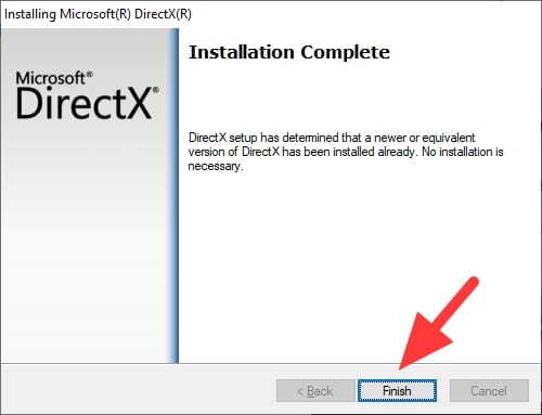 finish 2 - How to Check What DirectX Version You Have on Your PC 19